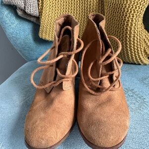 Tan Suede Ankle Boots